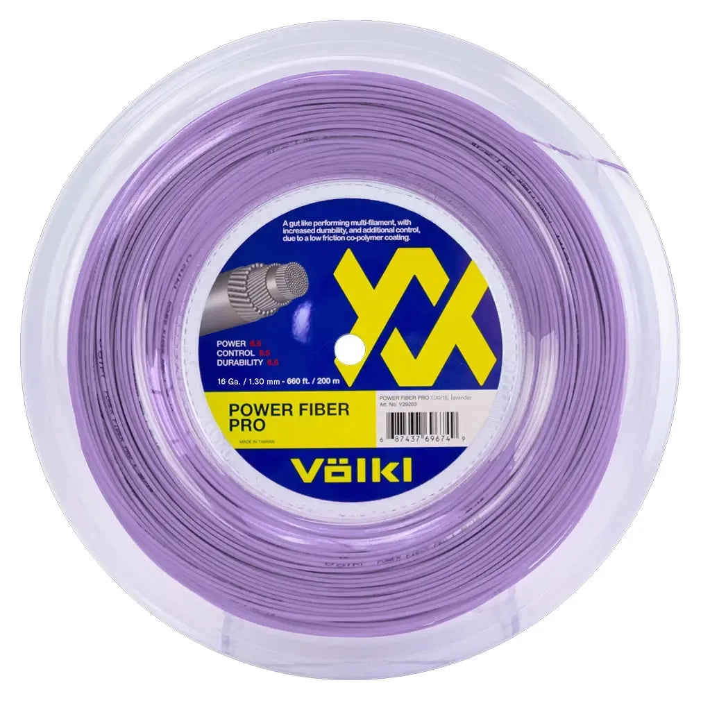 Power Fiber Pro Tennis Reel Lavender-Strings-Volkl-V2555R-16-1-Tennis Express