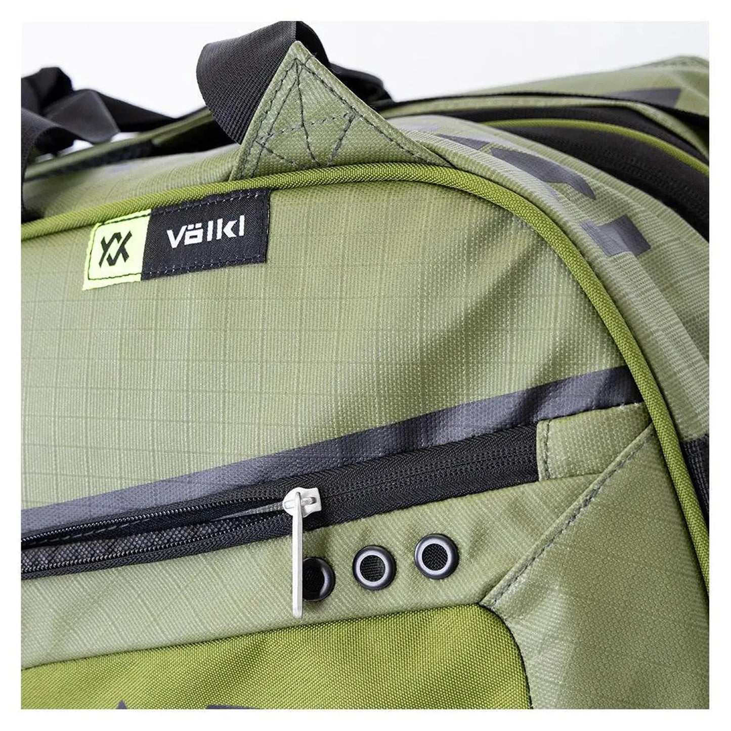 Primo 6 Pack Tennis Bag Army Green and Black