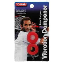 Sampras Red Vibration Tennis Dampener-Accessories-Tourna-VIB-O-R-Tennis Express