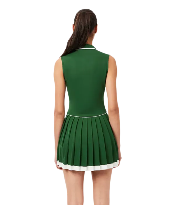 Vestido Lacoste Verde/White 2025