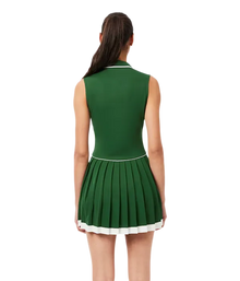 Vestido Lacoste Verde/White 2025