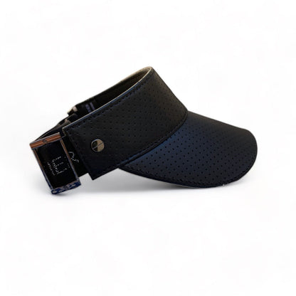Fenix Sportier The Leather Visor - Black & Gunmetal