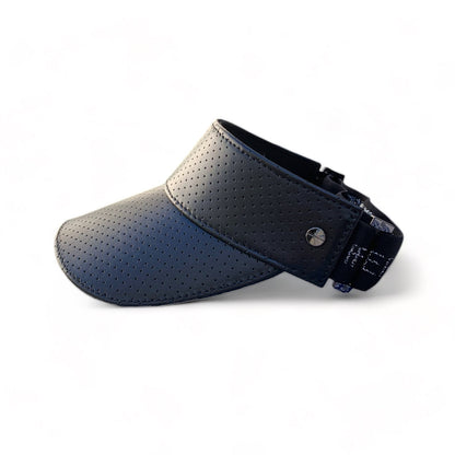 Fenix Sportier The Leather Visor - Black & Gunmetal