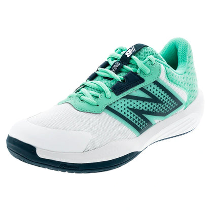Women's 696v6 D Width Tennis Shoes White and Deep End-Footwear-New Balance-W6963HBDcopy-Tennis Express