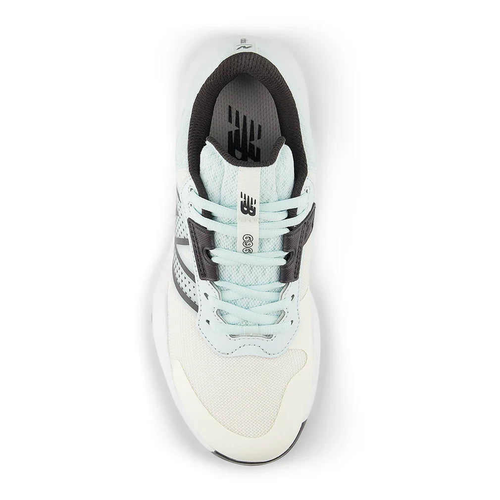 Women's 696v6 2E Width Tennis Shoes Sea Salt and Glint Blue