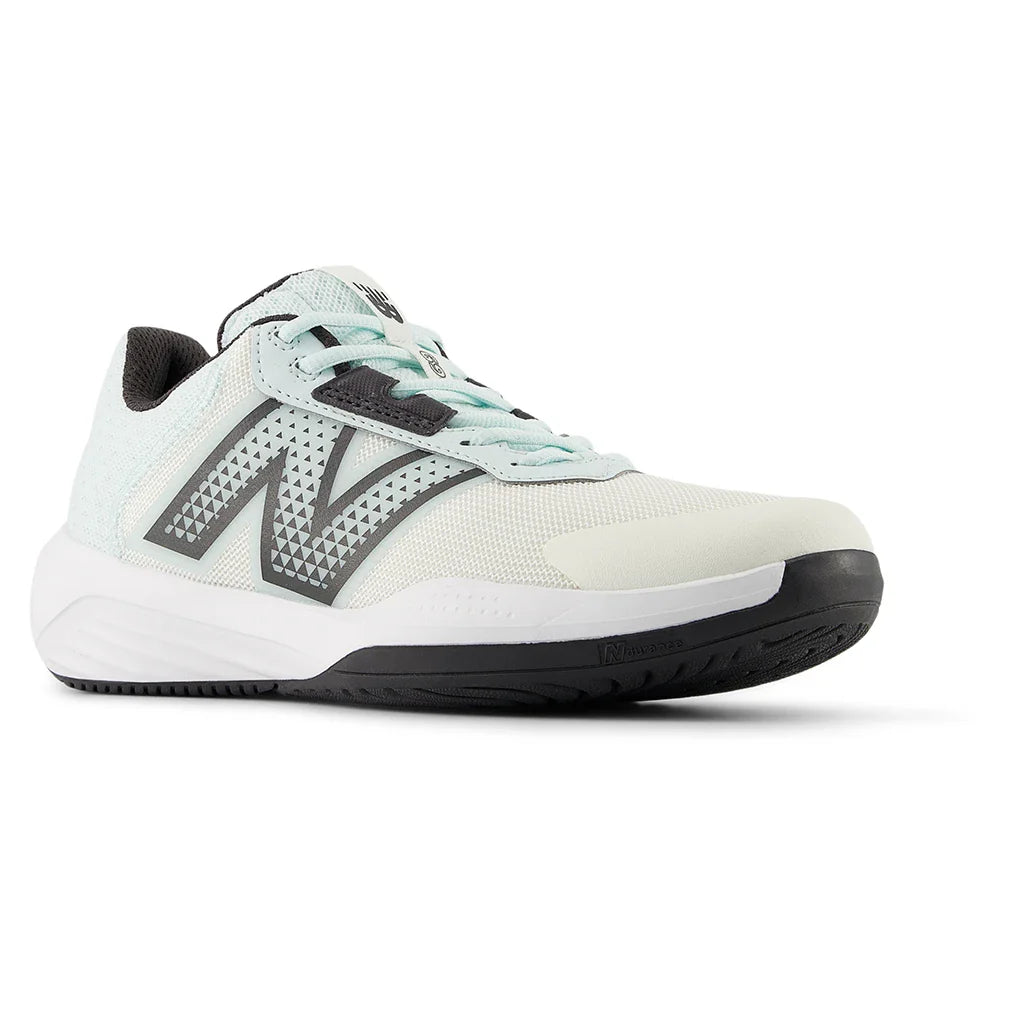 Women's 696v6 2E Width Tennis Shoes Sea Salt and Glint Blue