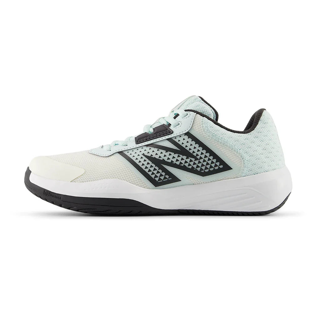Women's 696v6 D Width Tennis Shoes Sea Salt and Glint Blue