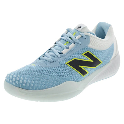 Women's FuelCell 996v6 B Width Tennis Shoes Sea Salt and Glint Blue