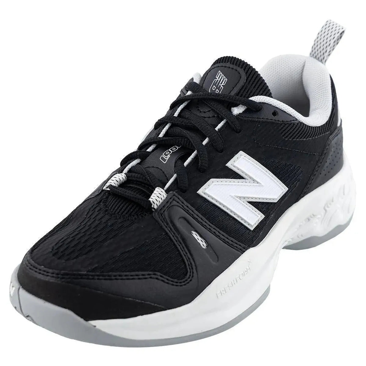 Women's Fresh Foam X 1007 B Width Tennis Shoes Black-Footwear-New Balance-WC1007BKB-F23-Tennis Express