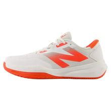 Women's FuelCell 796v4 2E Width Tennis Shoes White and Urgent Red