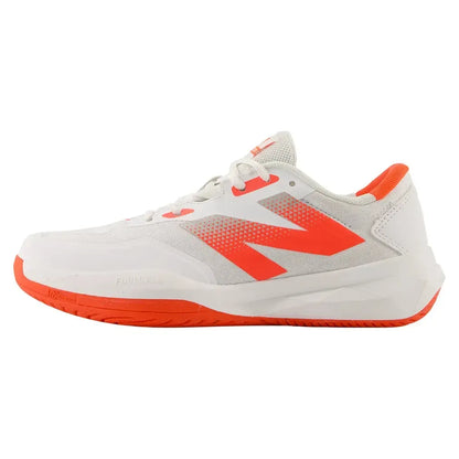 Women's FuelCell 796v4 2E Width Tennis Shoes White and Urgent Red