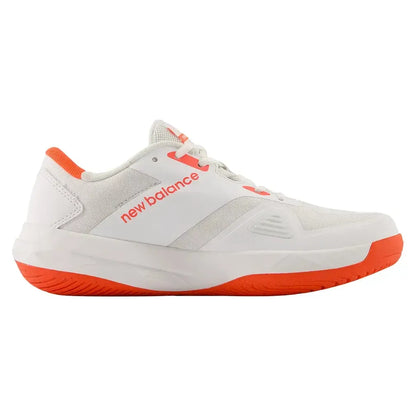 Women's FuelCell 796v4 B Width Pickleball Shoes White and Urgent Red