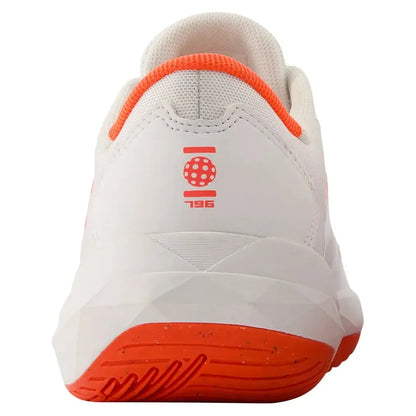 Women's FuelCell 796v4 D Width Tennis Shoes White and Urgent Red