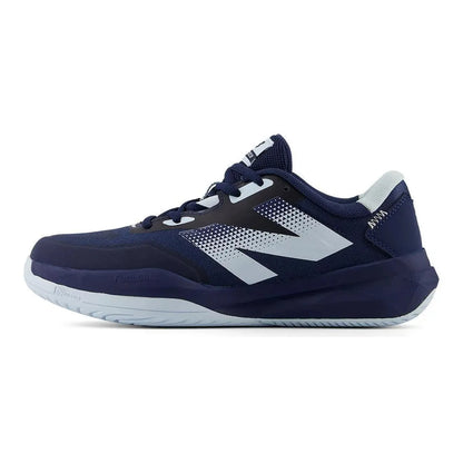 Women's FuelCell 796v4 B Width Tennis Shoes Navy and Quarry Blue-Footwear-New Balance-WCH796Y4-1-2-[Sku]-Tennis Express