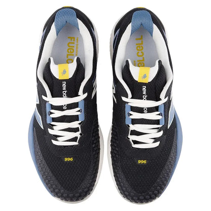 Women's FuelCell 996v6 B Width Tennis Shoes Black and Blue Gemstone