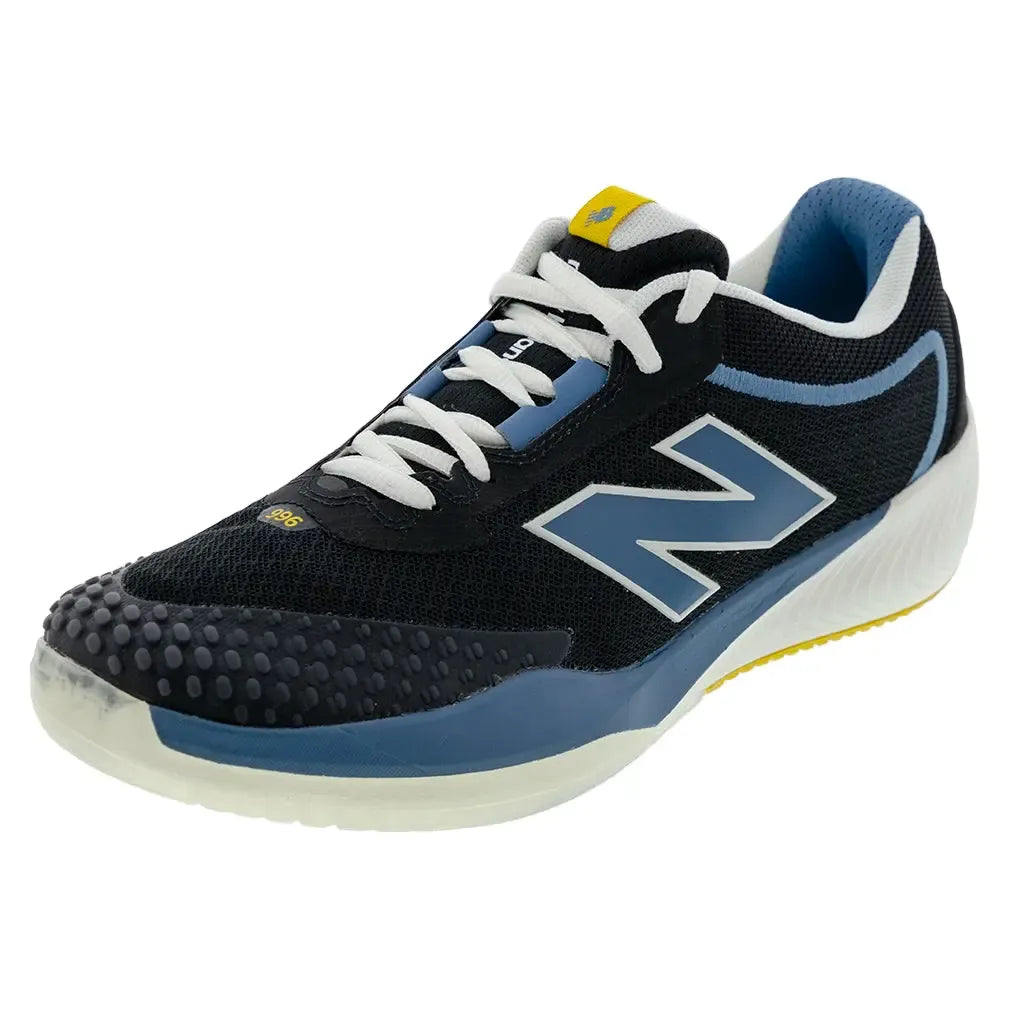 Women's FuelCell 996v6 B Width Tennis Shoes Black and Blue Gemstone-Footwear-New Balance-WCH996B6B-H25copy-Tennis Express