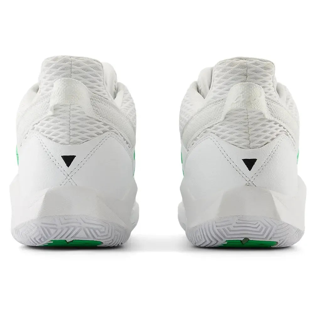 Women's Coco CG2 B Width Tennis Shoes White and Green Apple