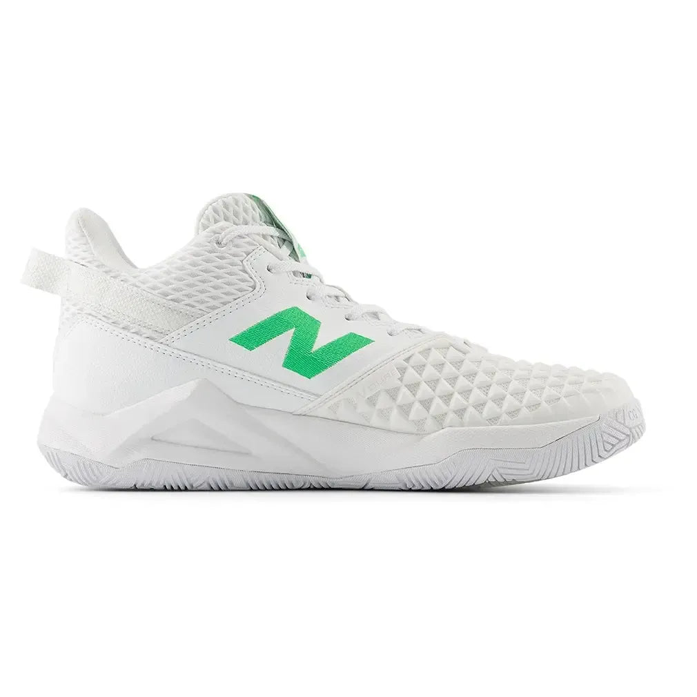 Women's Coco CG2 B Width Tennis Shoes White and Green Apple