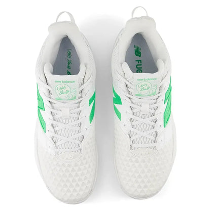 Women's Coco CG2 D Width Tennis Shoes White and Green Apple