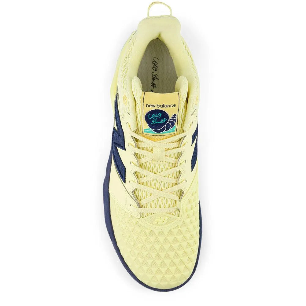 Women's Coco CG2 B Width Tennis Shoes Parchment and Navy