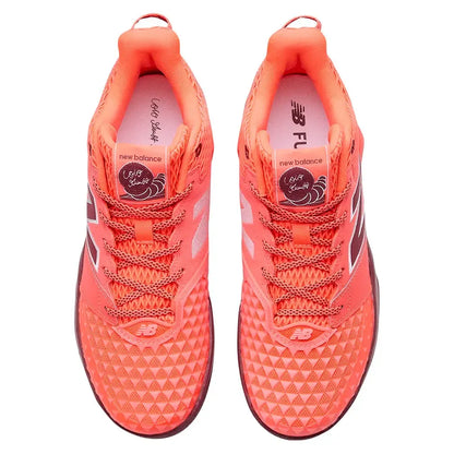 Women's Coco CG2 B Width Tennis Shoes Urgent Red and Monarch Burgundy