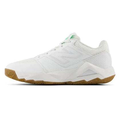 Women's FuelCell Delray B Width Tennis Shoes White and Green Apple