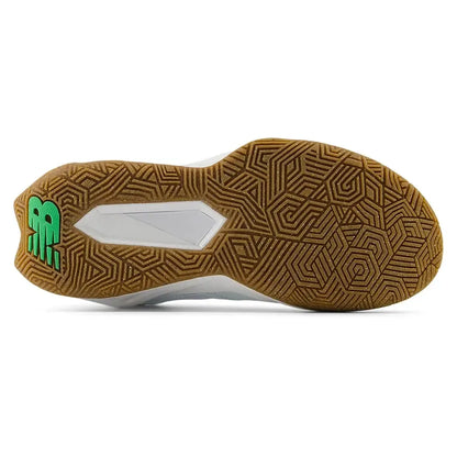 Women's FuelCell Delray D Width Tennis Shoes White and Green Apple