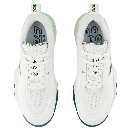 Women's Fresh Foam X CT-Rally D Width Tennis Shoes White and Marsh Green