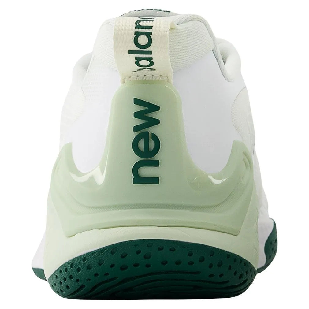 Women's Fresh Foam X CT-Rally D Width Tennis Shoes White and Marsh Green