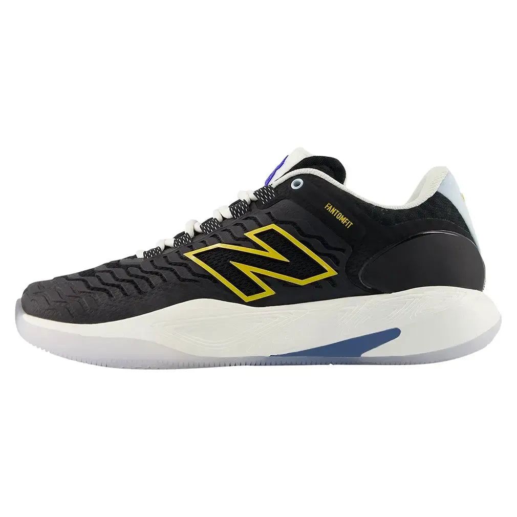 Women's Fresh Foam X CT-Rally v2 D Width Tennis Shoes Black and Apollo Gold