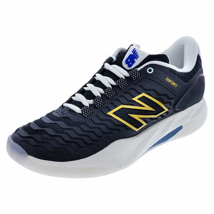 Women's Fresh Foam X CT-Rally v2 B Width Tennis Shoes Black and Apollo Gold-Footwear-New Balance-WCHRALP2B-H25copy-Tennis Express