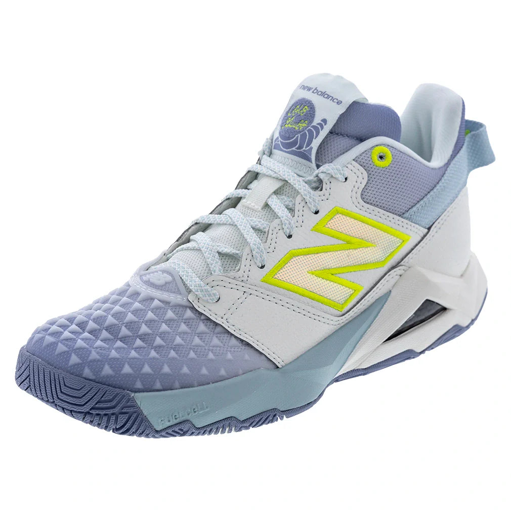 Women's Coco CG2 D Width Tennis Shoes Sea Salt and Glint Blue
