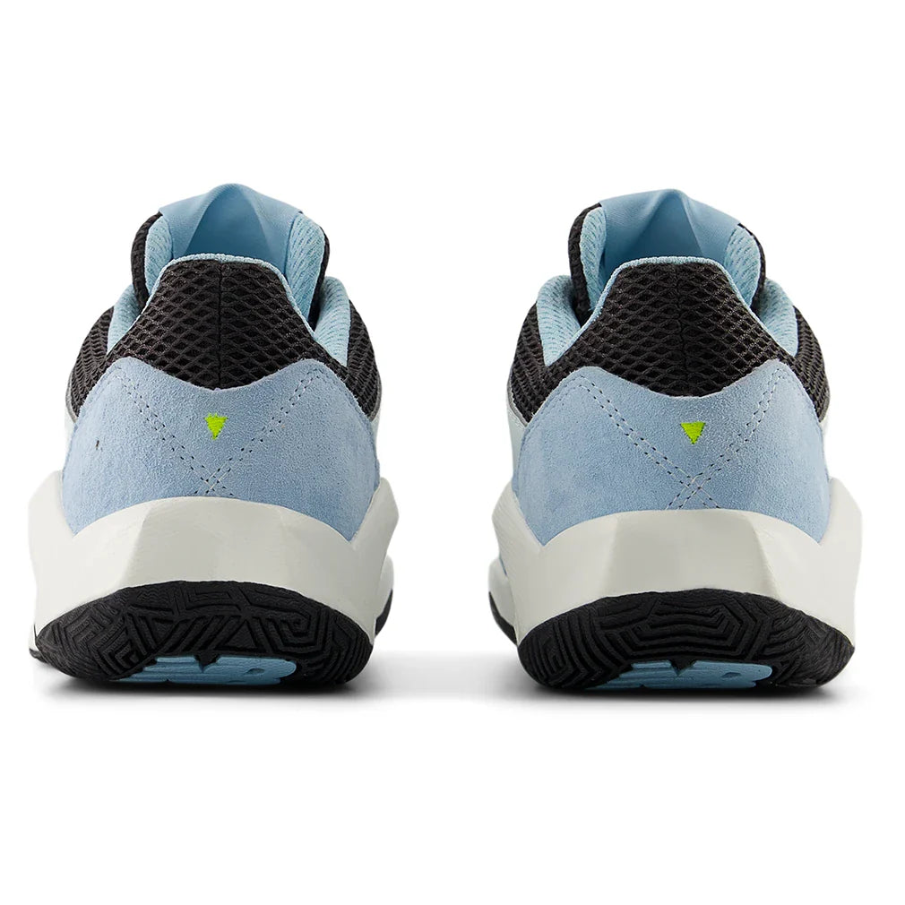 Women's Coco Delray D Width Tennis Shoes Glint Blue and Black