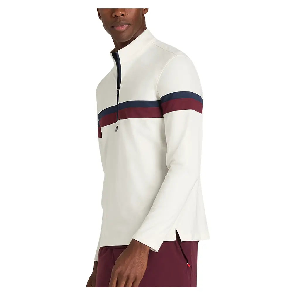 Men's Elevate Performance Half-Zip Tennis Top Sandrift