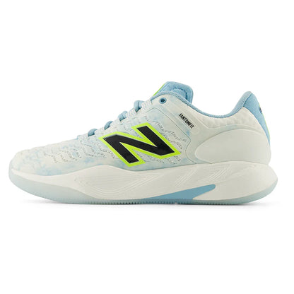 Women's Fresh Foam X CT-Rally v2 D Width Tennis Shoes Sea Salt and Glint Blue