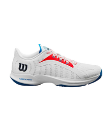 Padel Shoes Wilson Hurakn Pro White/Wilson Red/D V Blue
