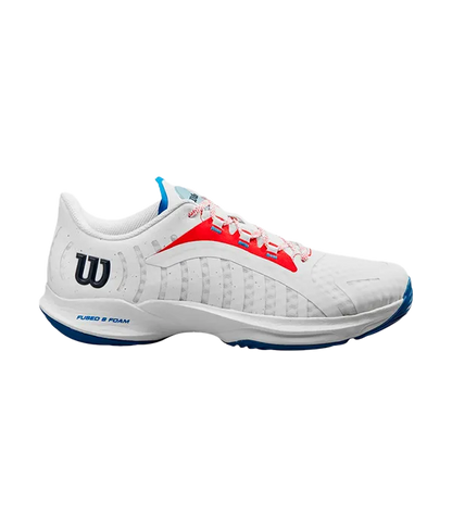 Padel Shoes Wilson Hurakn Pro White/Wilson Red/D V Blue