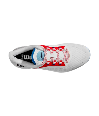 Padel Shoes Wilson Hurakn Pro White/Wilson Red/D V Blue