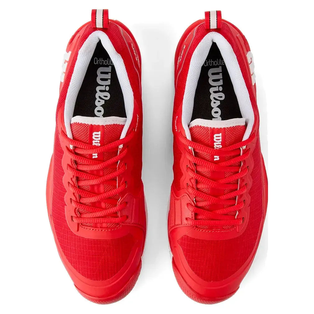 Men's Rush Pro 4.5 Clay Tennis Shoes Infrared and White