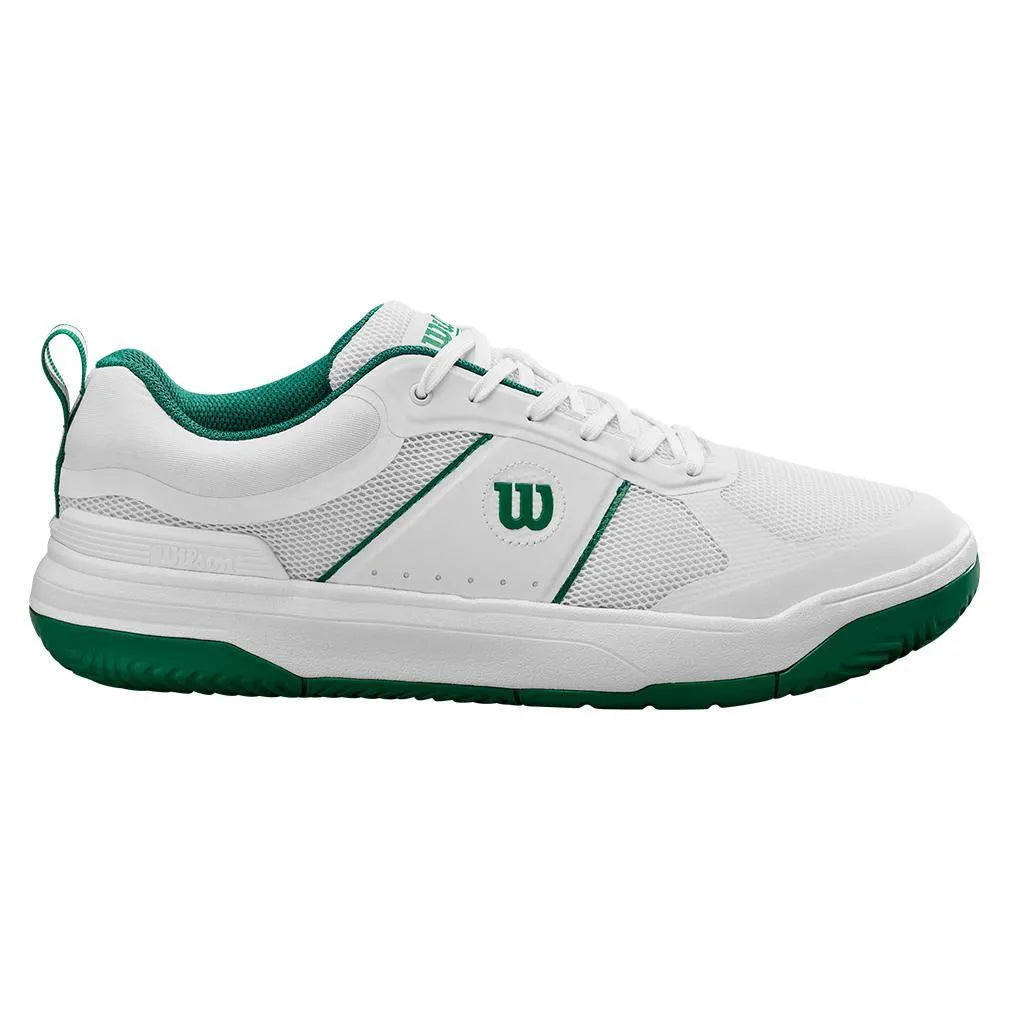 Men's Pickle Pro Pickleball Shoes White and Bosphorus