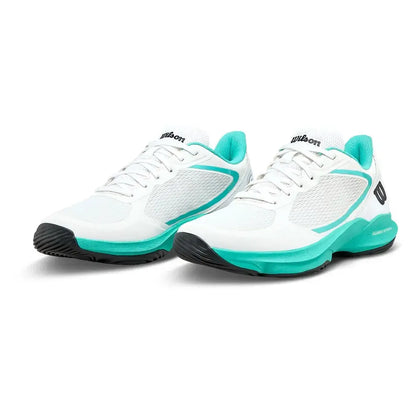 Women's Hurakn Lite Padel Shoes White and Black