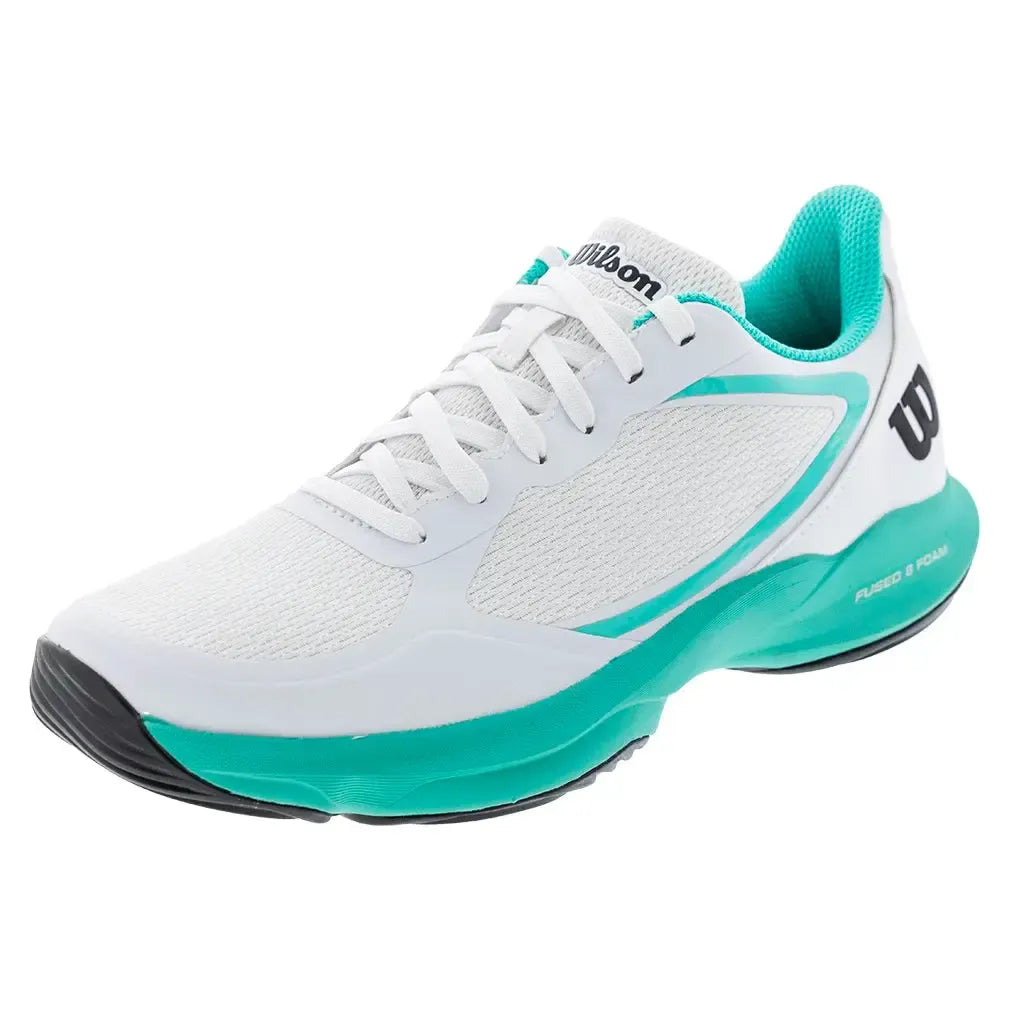 Women's Hurakn Lite Padel Shoes White and Black-Footwear-Wilson-WRS334970-F25copy-Tennis Express