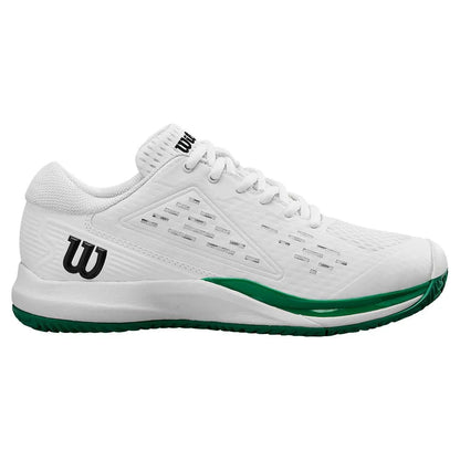 Juniors' Rush Pro Ace Tennis Shoes White and Bosphorus