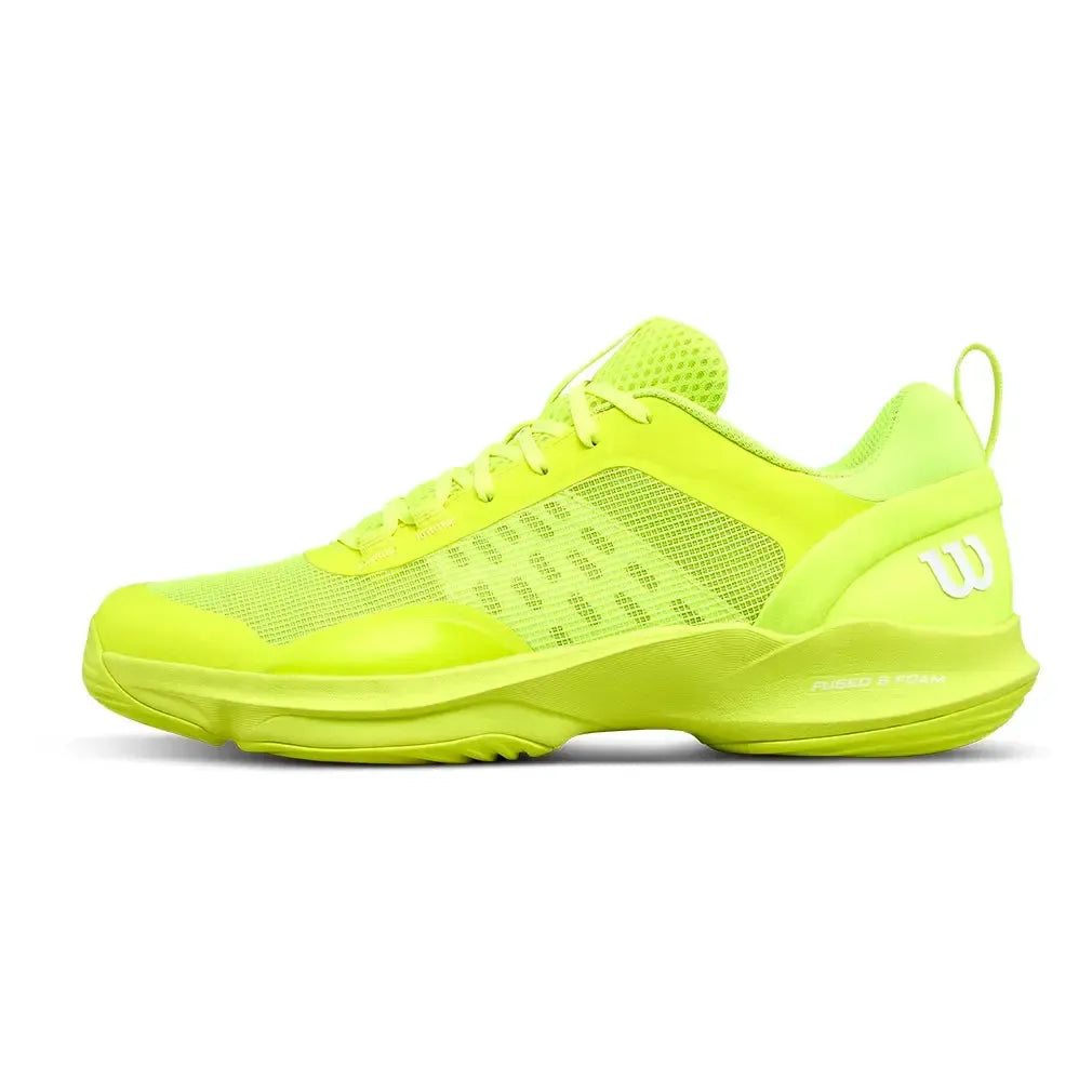 Men's Hurakn Pro V2 Padel Shoes Safety Yellow and White