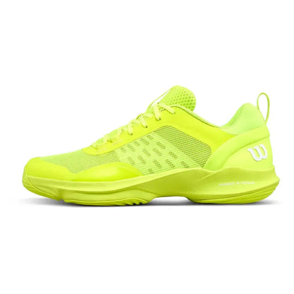 Men's Hurakn Pro V2 Padel Shoes Safety Yellow and White