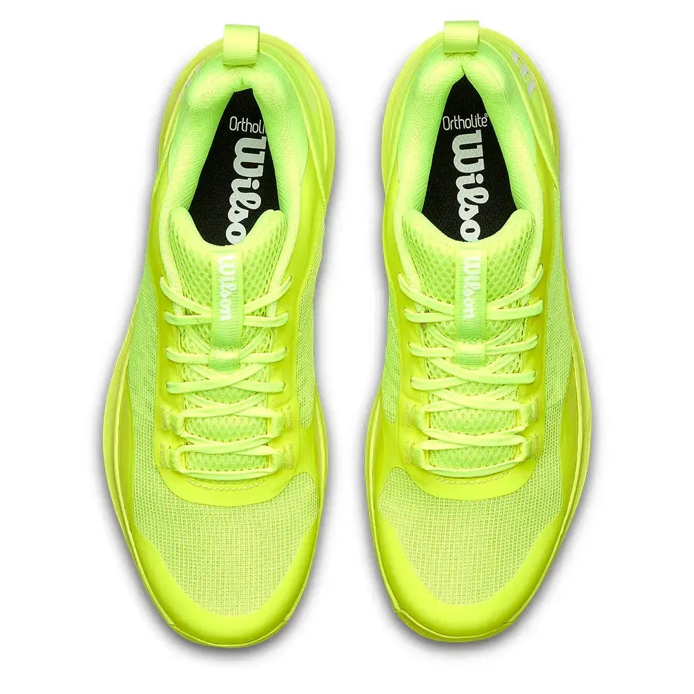 Men's Hurakn Pro V2 Padel Shoes Safety Yellow and White