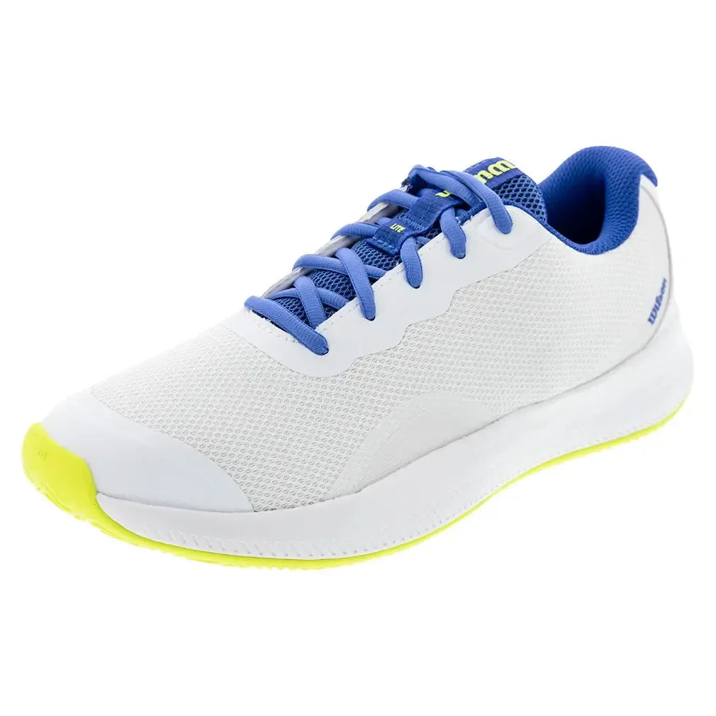 Women's Intrigue Lite Tennis Shoes White and Amparo Blue-Footwear-Wilson-WRS336710-F25copy_1a30635e-93e2-47c6-9f6a-e21b07c88bce-Tennis Express
