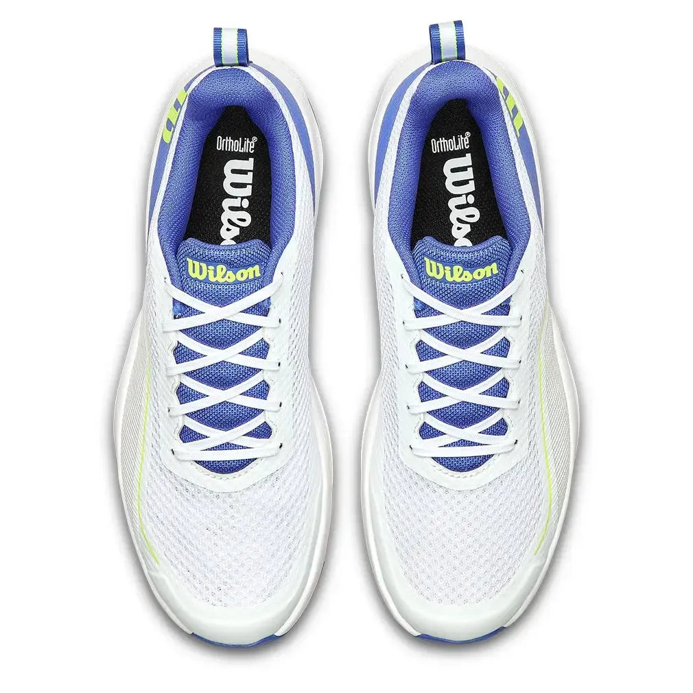 Men's Rush Pro Lite Tennis Shoes White and Amparo Blue