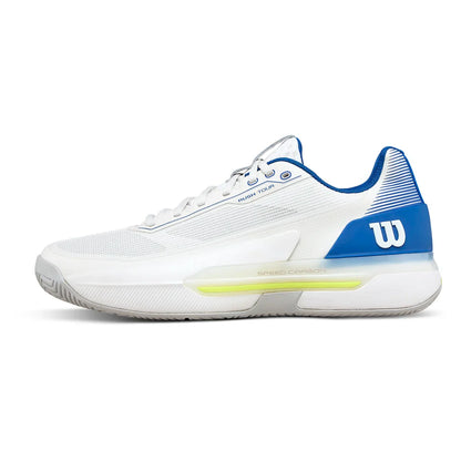 Men's Rush Tour 5 Tennis Shoes White and Deja Vu Blue