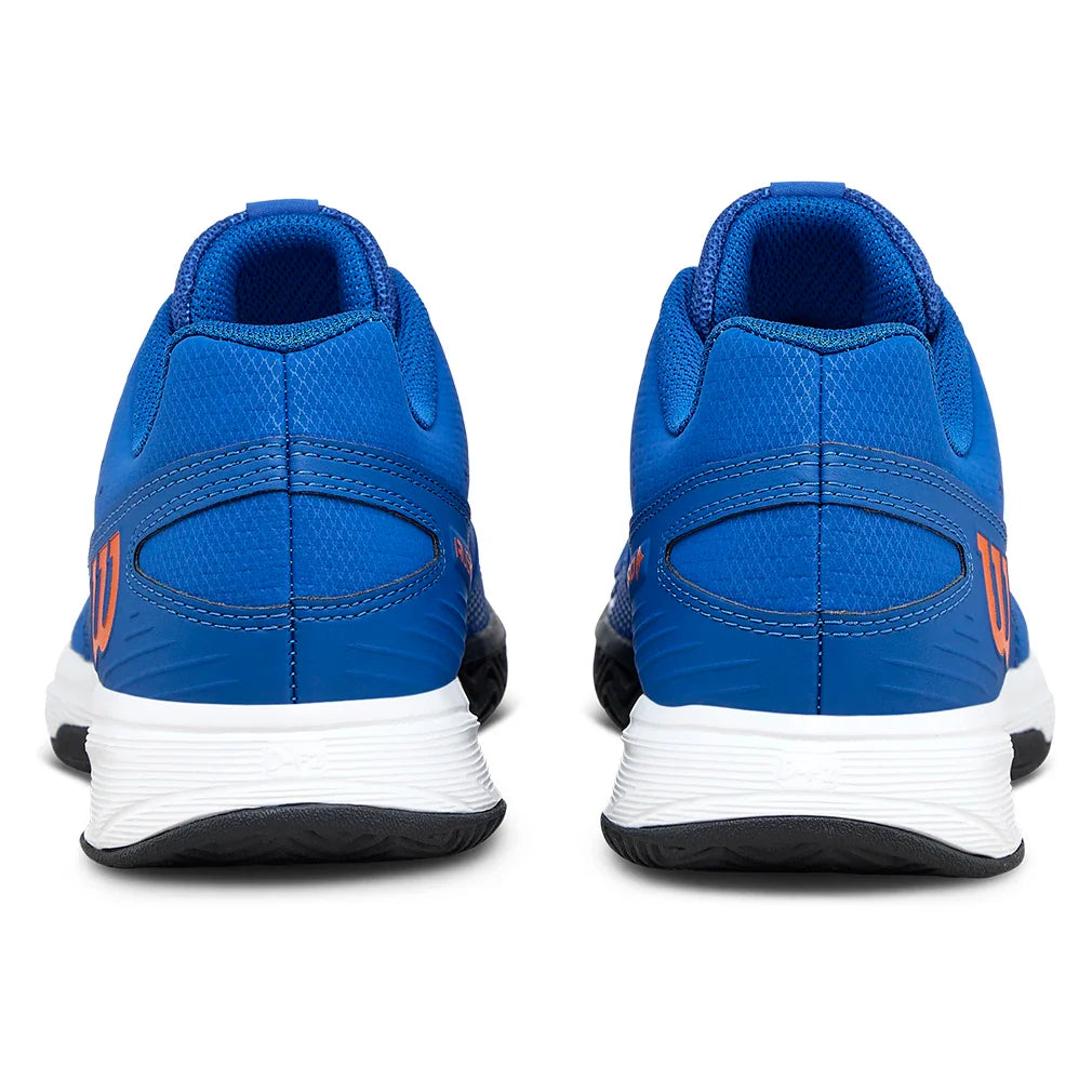 Juniors' Rush Pro L Tennis Shoes Deja Vu Blue and Orange Tiger